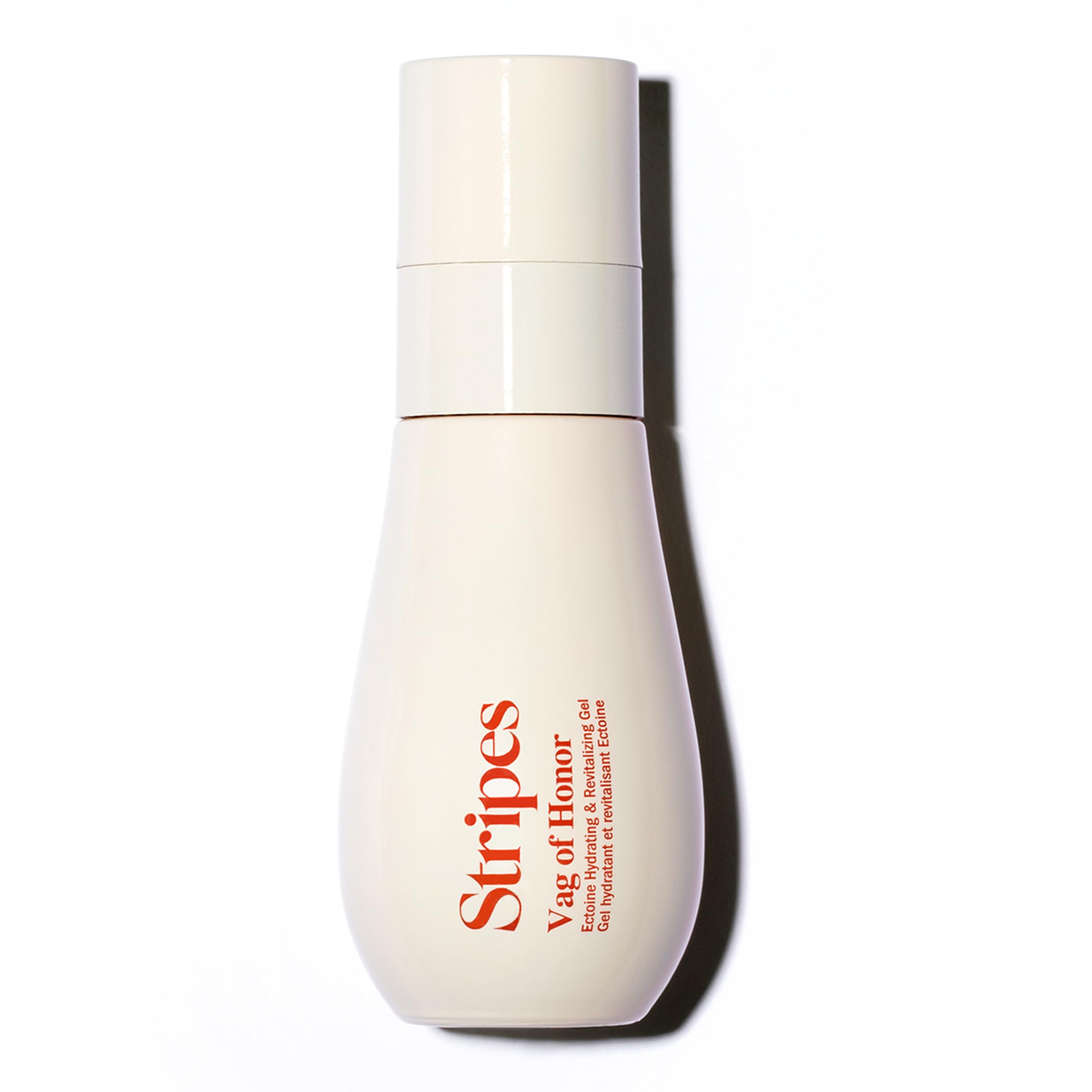 STRIPES Beauty Naomi Watts Vag Honor gel bottle with pump for easy, mess-free hydration.