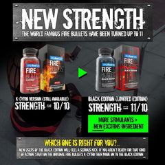 Stripfast5000 Fire Bullets Black Edition Capsules with bold potency