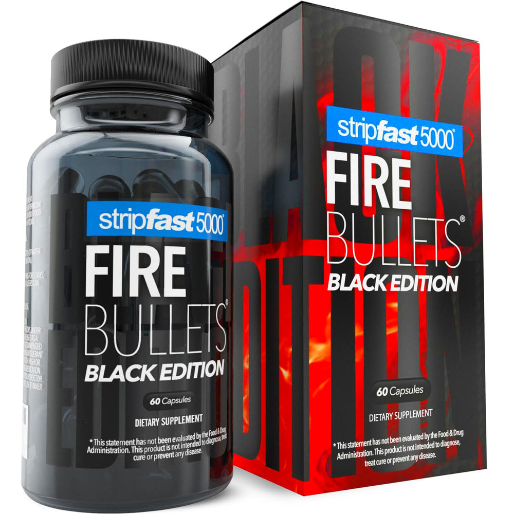 Stripfast5000 Fire Bullets Black Edition Pack offers a potential energy lift for daily routines