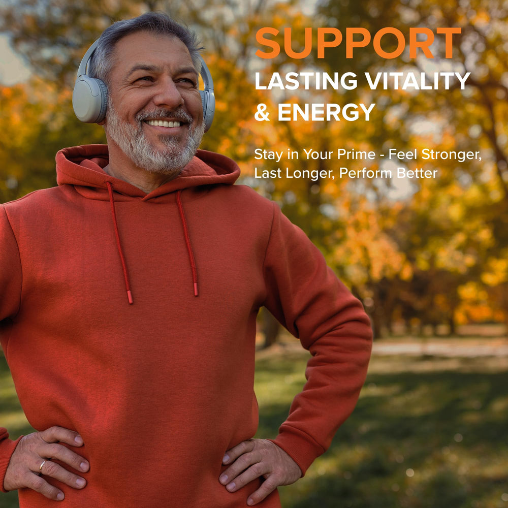 STRIVLABS Peak Potential daily-use scene suggests steady energy during morning routines.