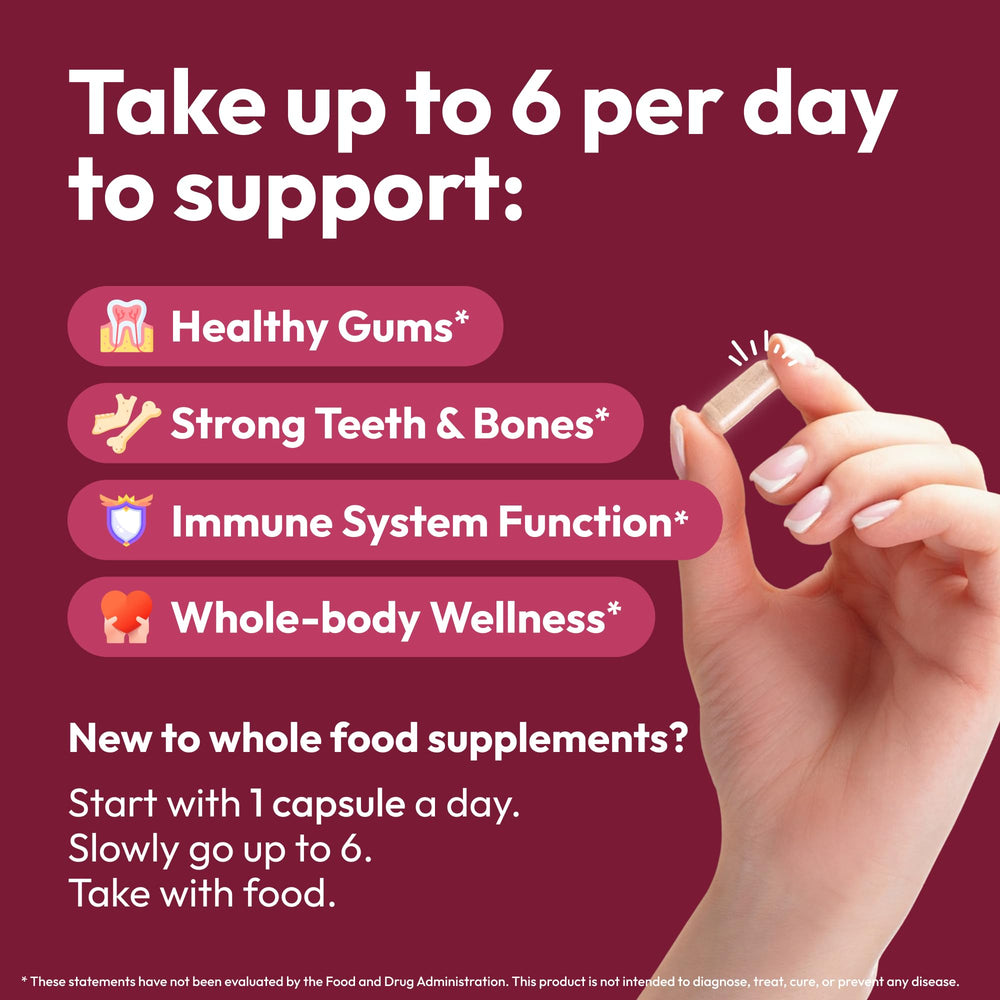 Strong Jaw Gum Restore laid out in daily routine setup for care