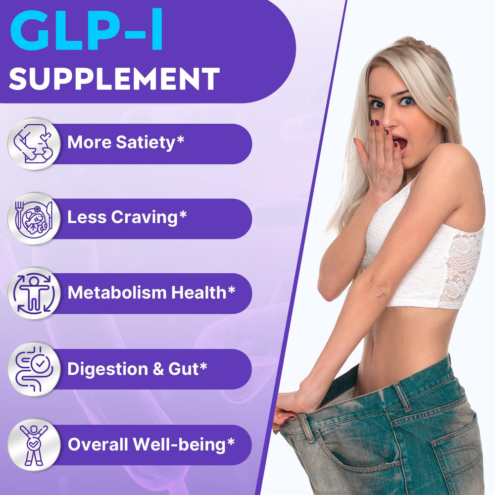 Strongueur GLP-l capsules pack ready for daily use supporting digestion and metabolism.