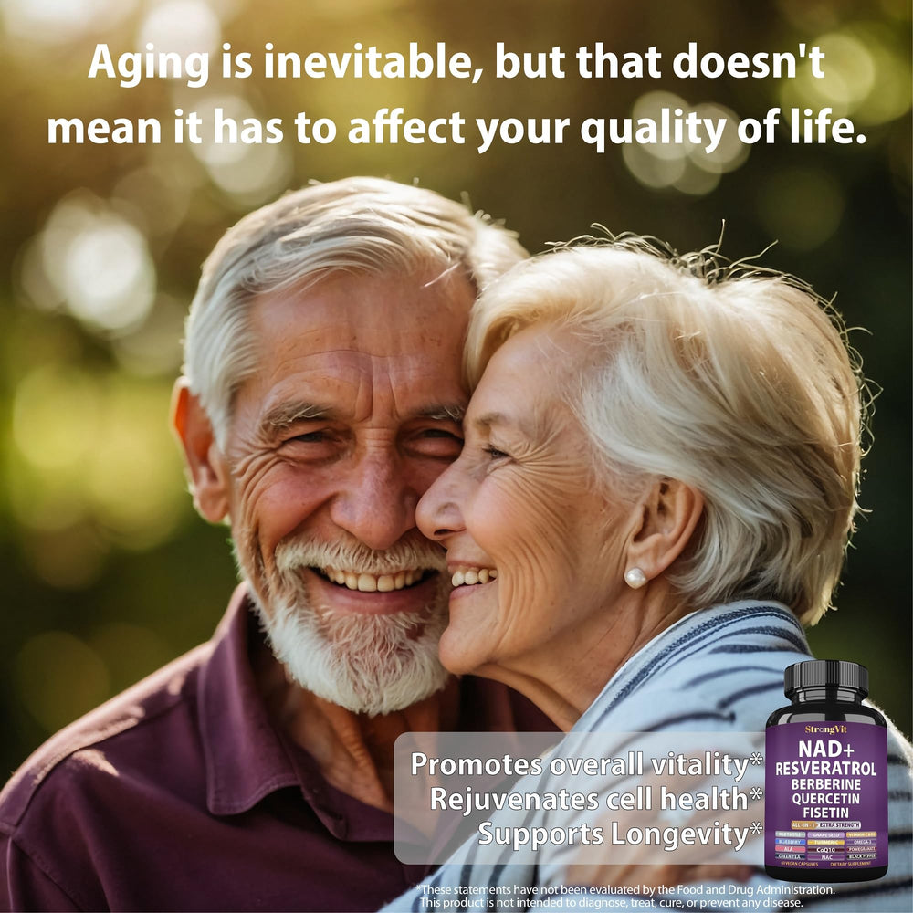 StrongVit anti-aging blend capsules featured with herbal extracts for daily support