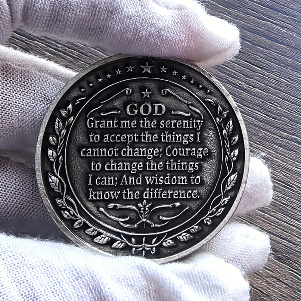 Strugglejewelry motivational gift coin ideal for AA milestones and encouragement.