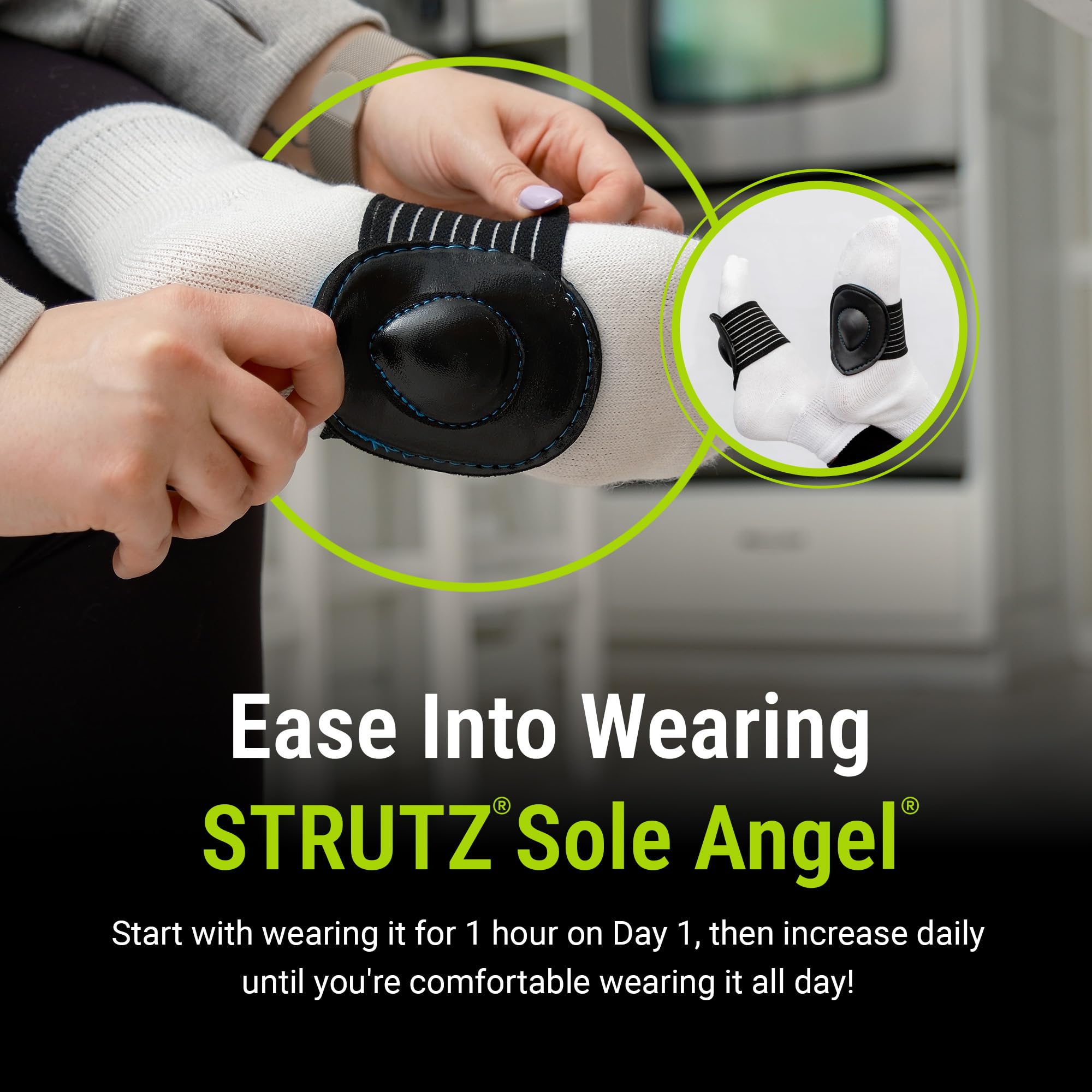 Strutz Sole Angel is designed for daily wear and lasting foot comfort.