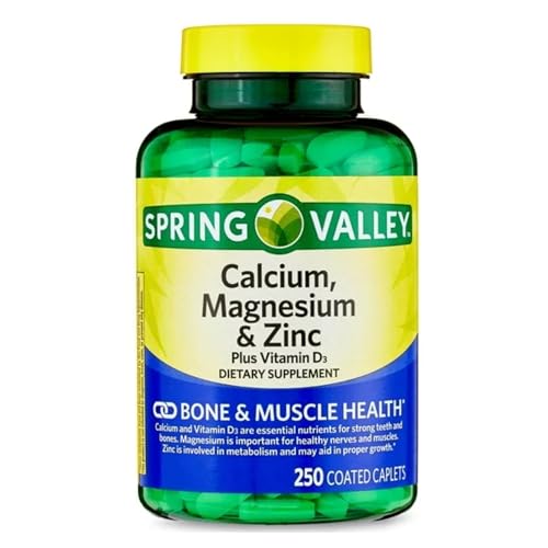 STS Home Calcium Magnesium Zinc label close-up highlighting minerals and D3 content.
