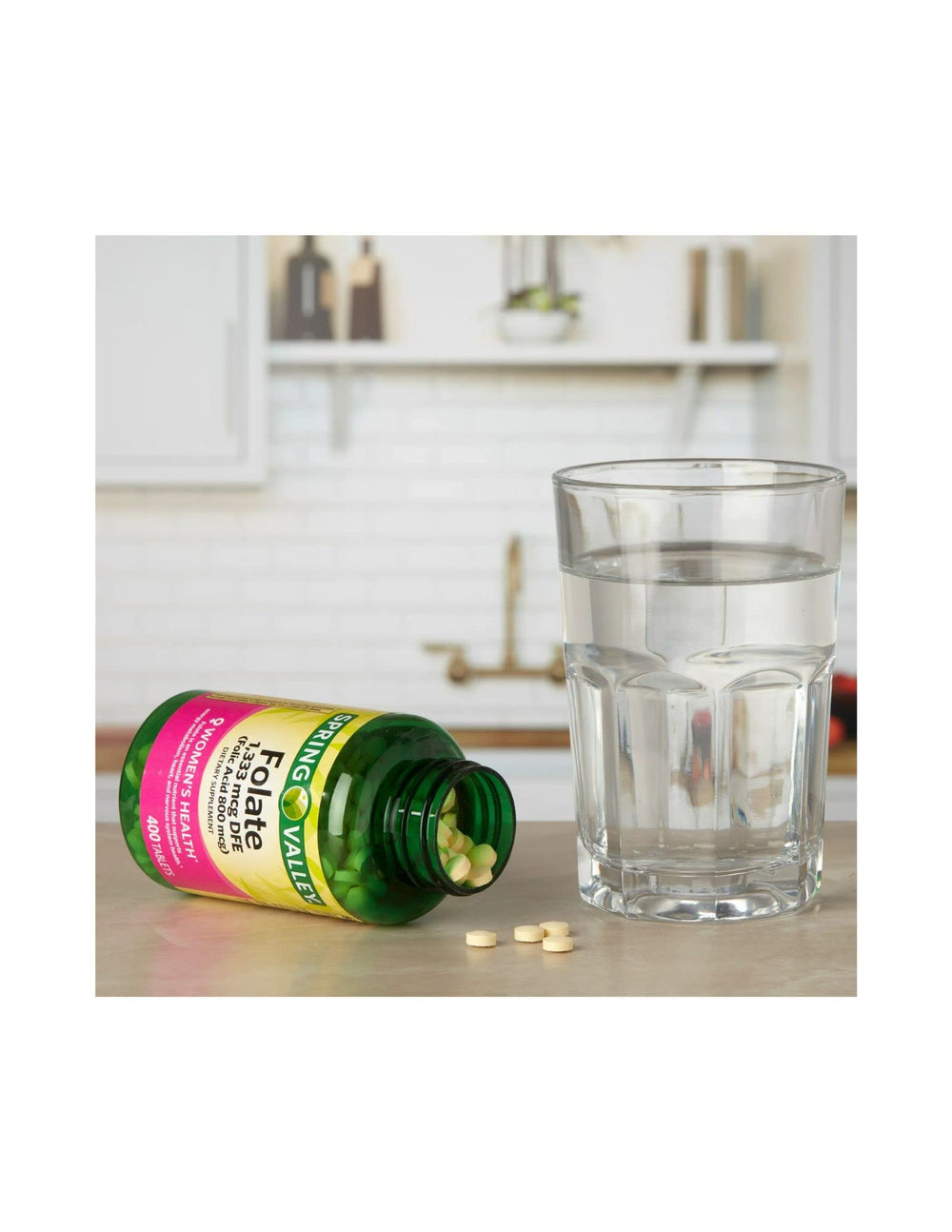 STS Home Fridge Magnet included with Spring Valley Folate package as a handy reminder.