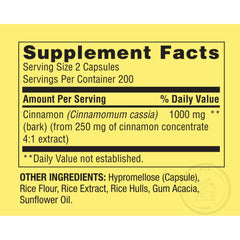 STS Home Cinnamon capsules arranged for easy daily intake.
