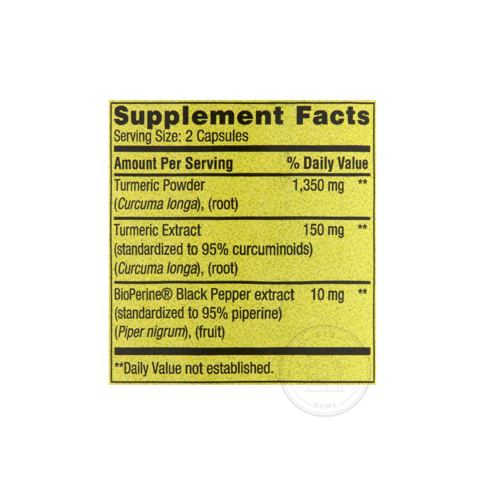 STS Home Spring Valley turmeric bottle side angle highlights easy dosing.