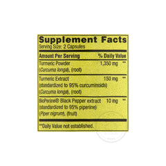 STS Home Spring Valley turmeric bottle side angle highlights easy dosing.