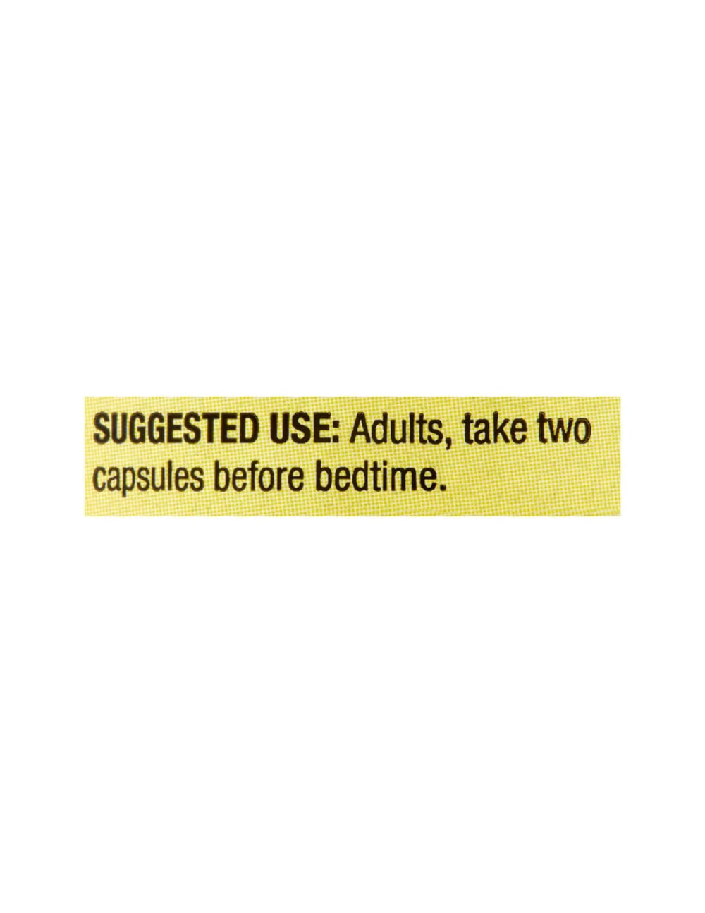 STS Home Spring Valley Valerian Root capsules packaging back with ingredient listing