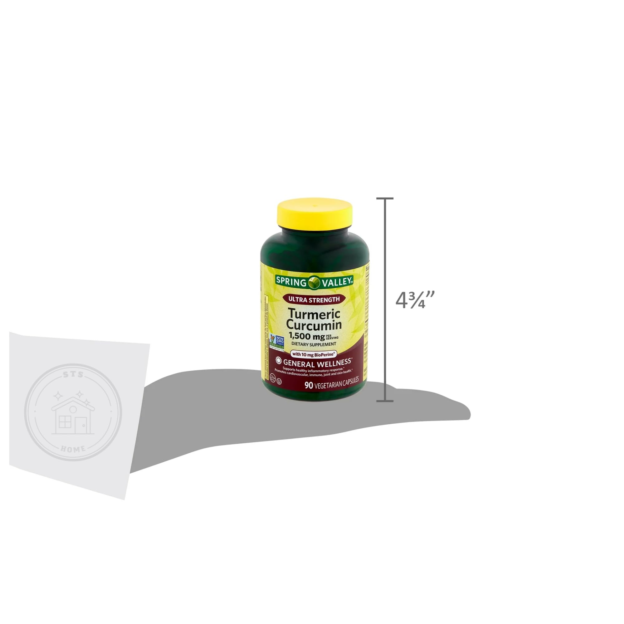 STS Home branding sticker on packaging signals trusted quality.