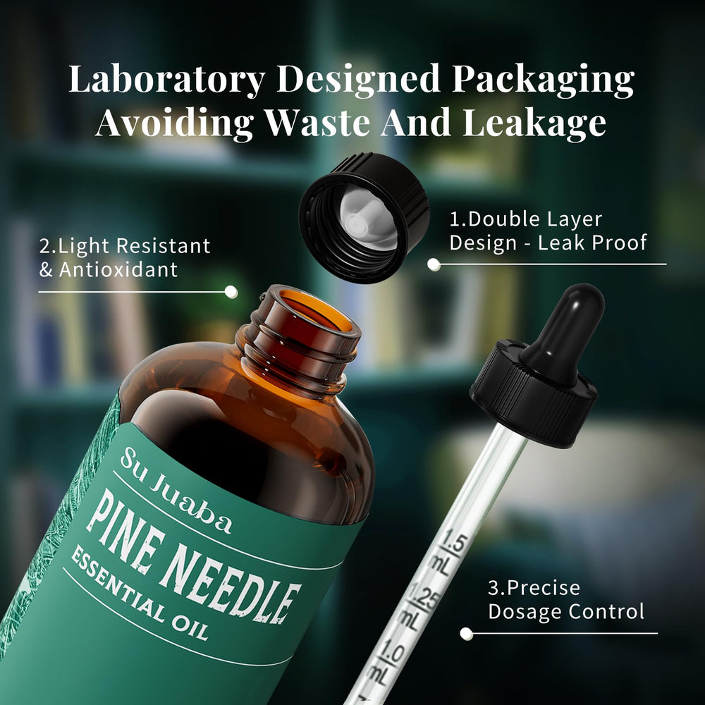 SU JUABA amber bottle packaging protects aroma and preserves freshness