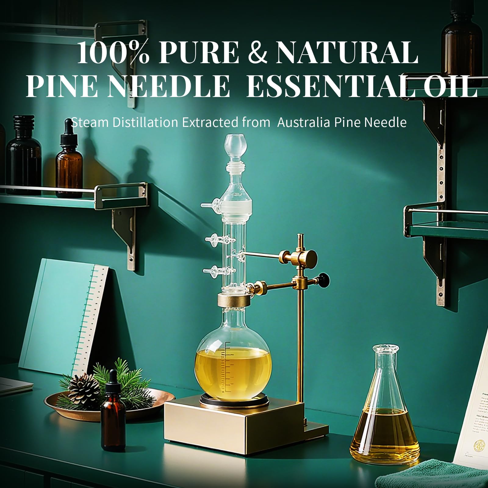 SU JUABA pine needle oil supports gentle skin care when diluted