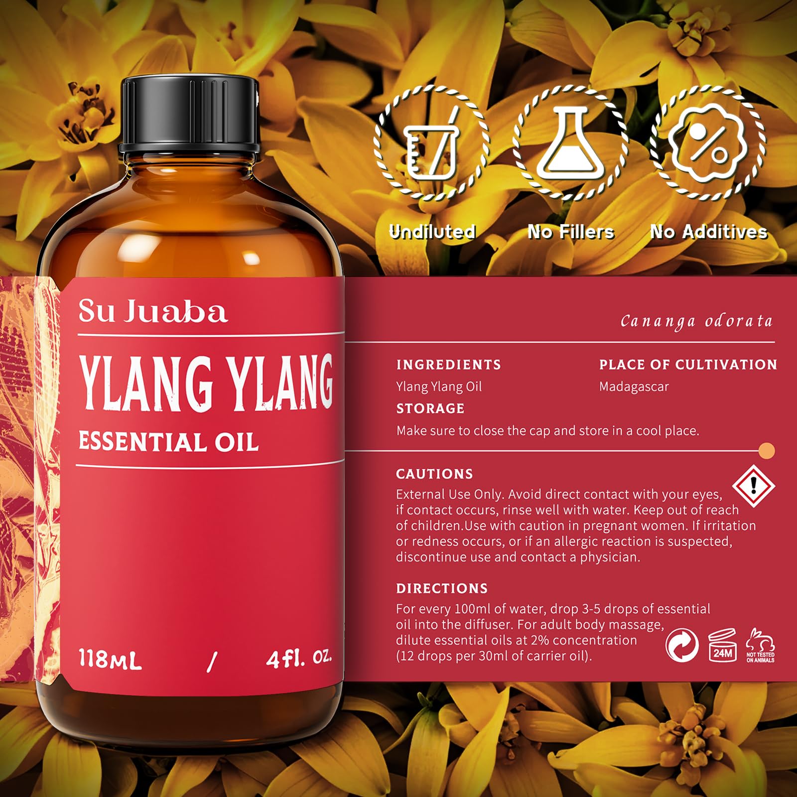 SU JUABA Ylang-Ylang: opción DIY para jabones y velas aromáticas.