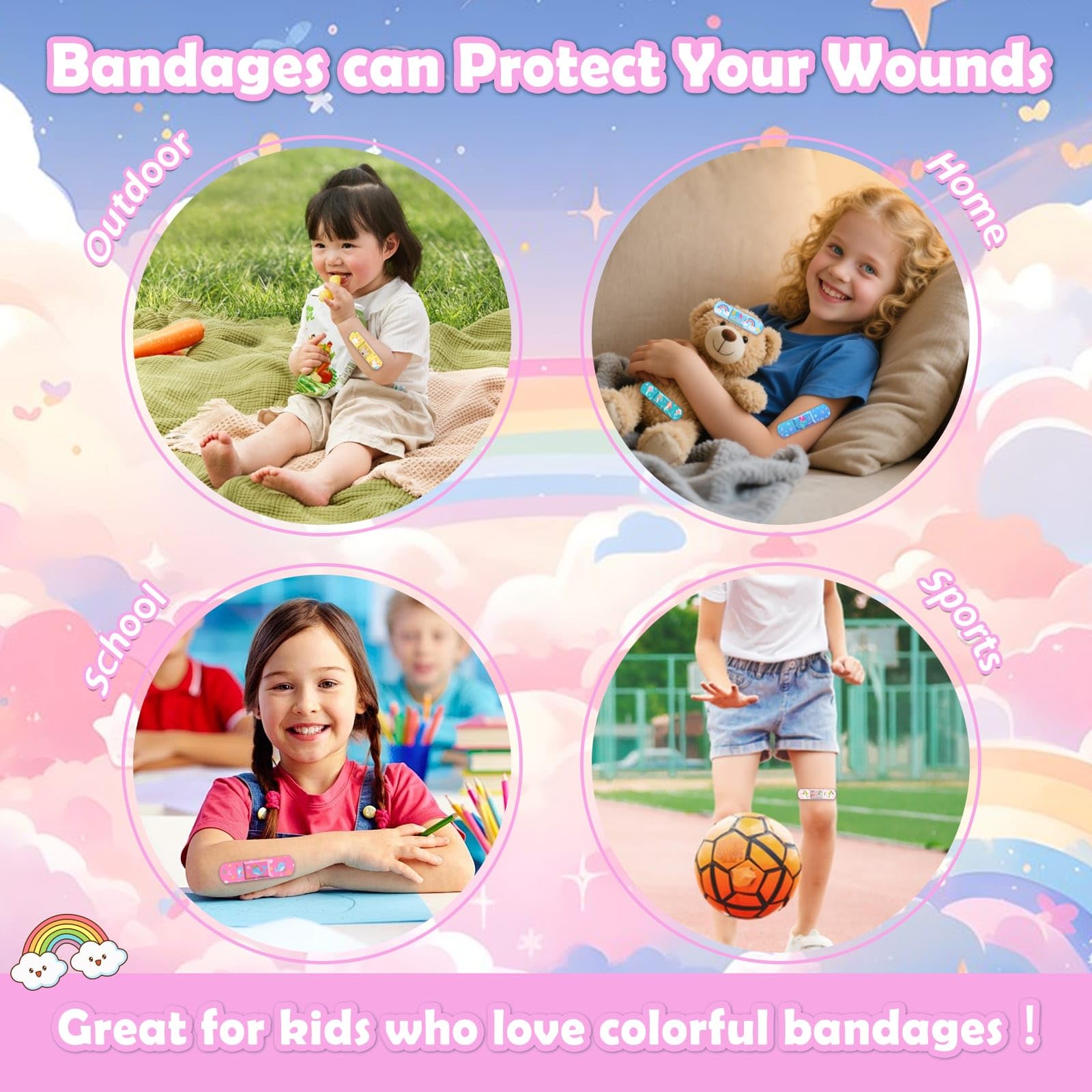 Banditas Sublaga aptas para cara, manos y piernas.