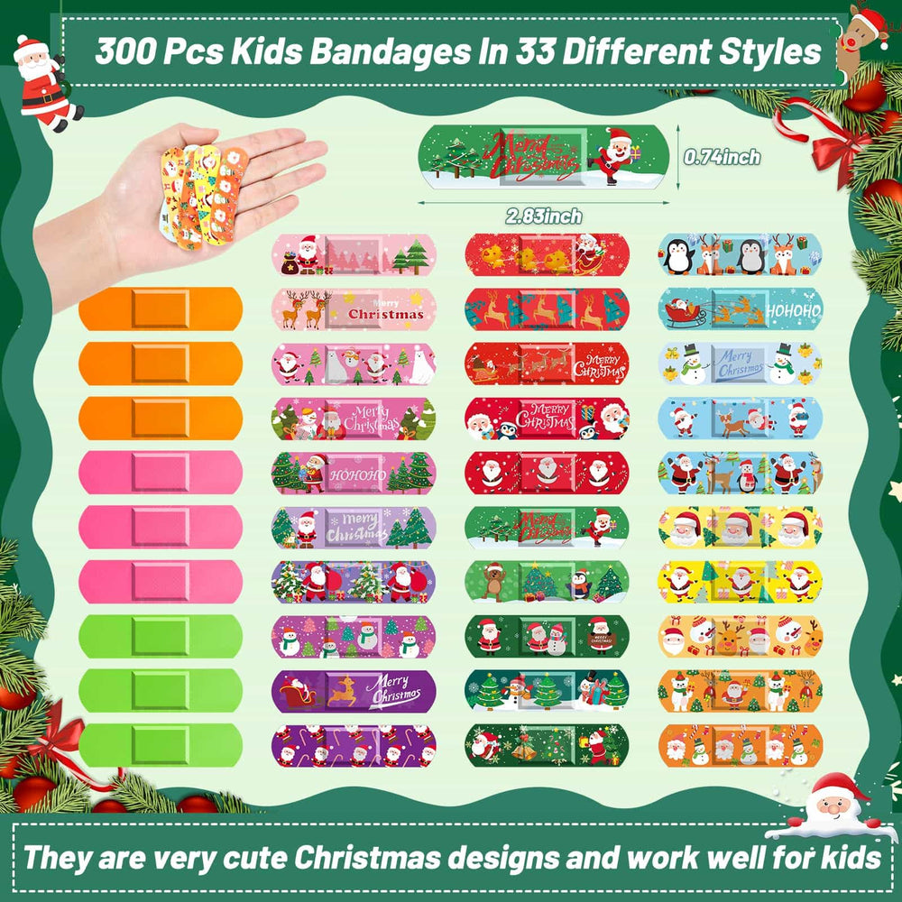Sublaga bandages featuring reindeer design for easy application on busy kids.