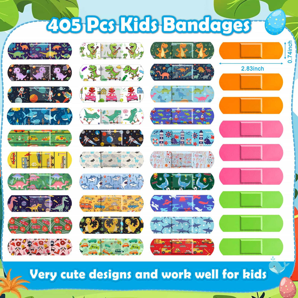 Sublaga dinosaurs bandages, fun design eases minor injuries for toddlers