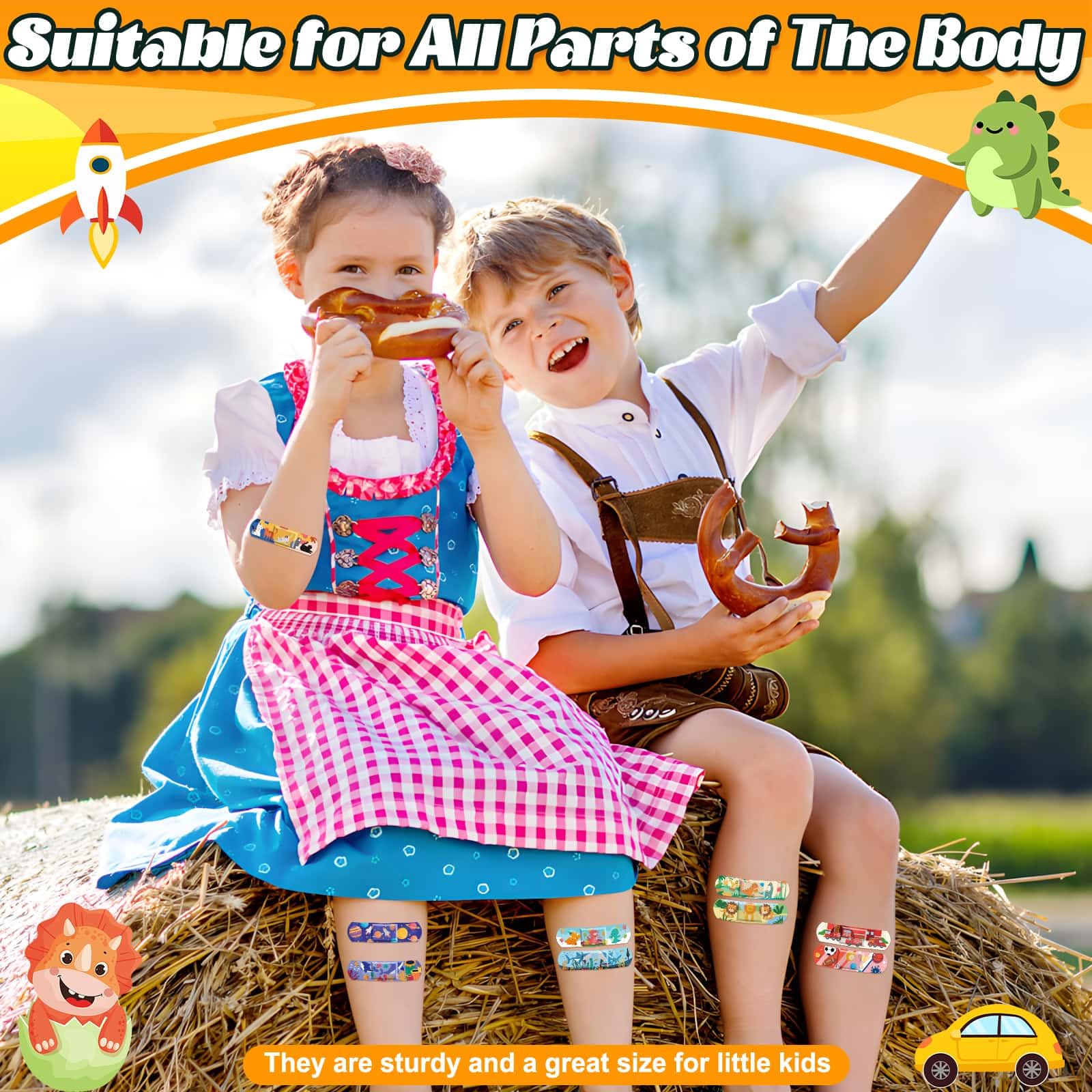 Sublaga kid-friendly bandages easy to apply on small wounds