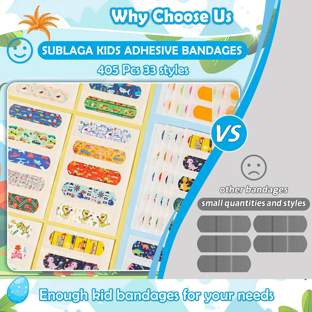 Sublaga underwater creatures bandages, breathable protection for minor scrapes