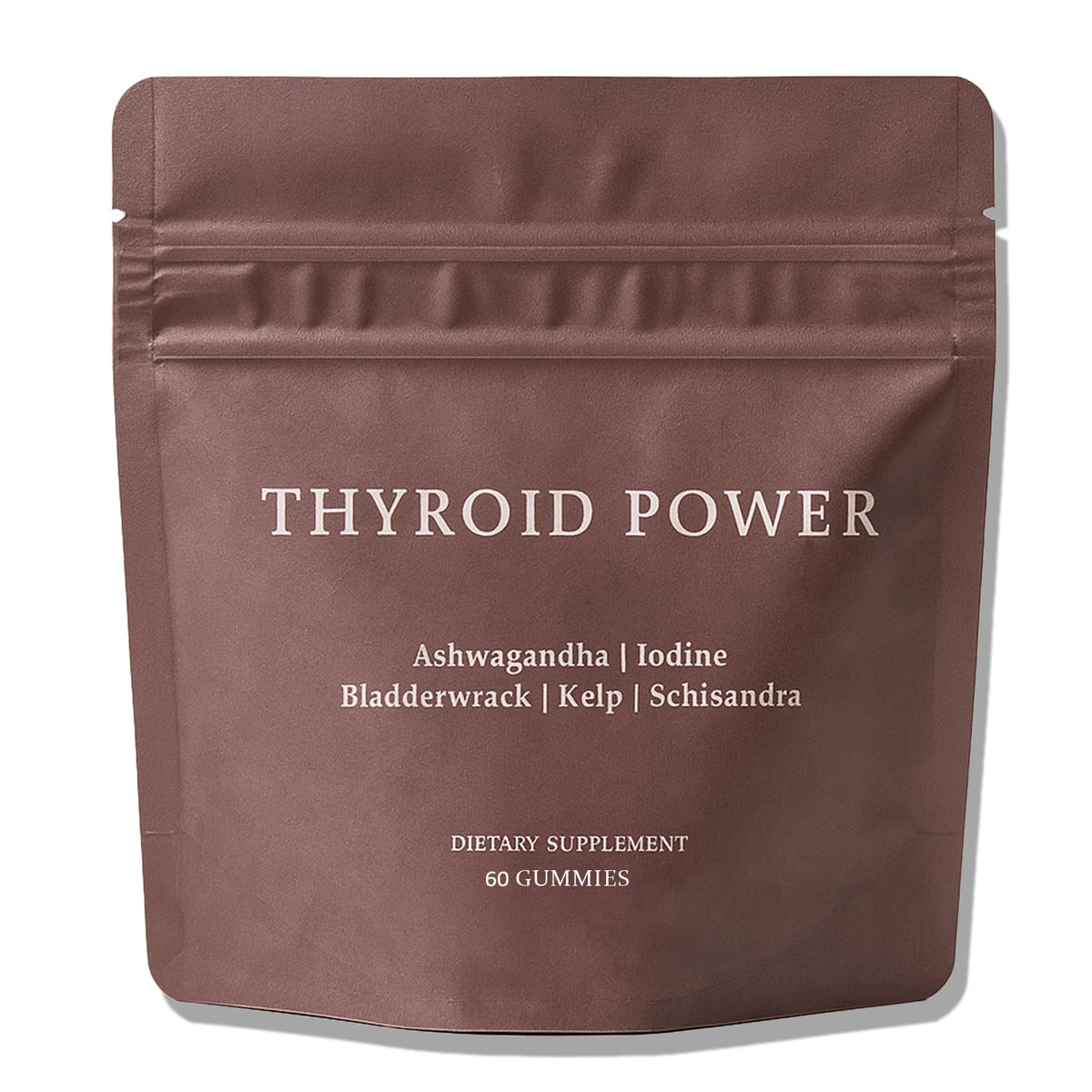 SUBMETIC Thyroid Power Gummies bottle shows colorful fruit chews for daily energy.