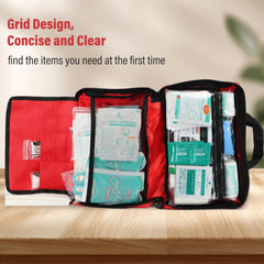 SuccorWare emergency blanket folded compactly for warmth and survival versatility.