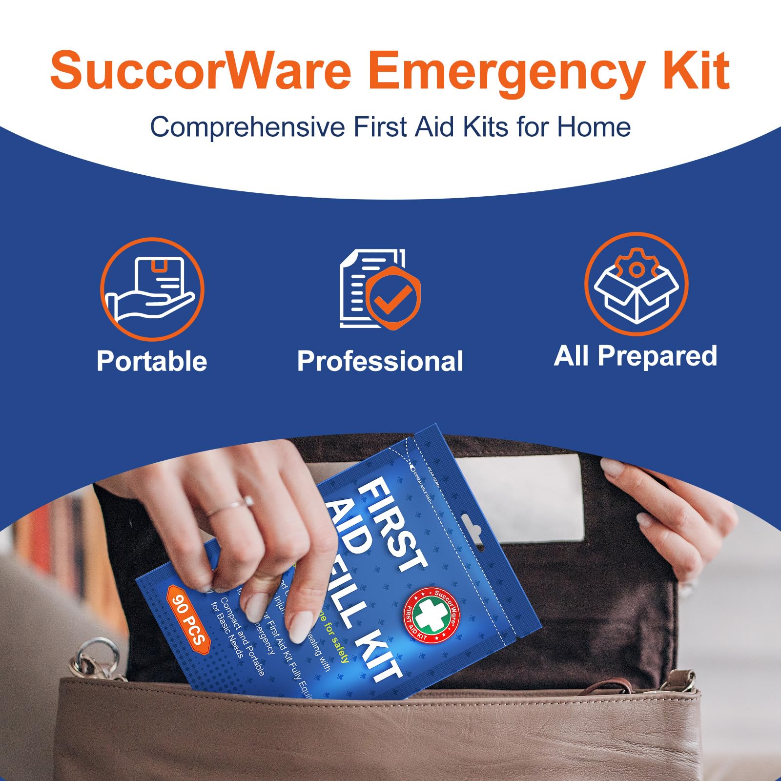 SuccorWare triple antibiotic ointment helps prevent infection on everyday scrapes.