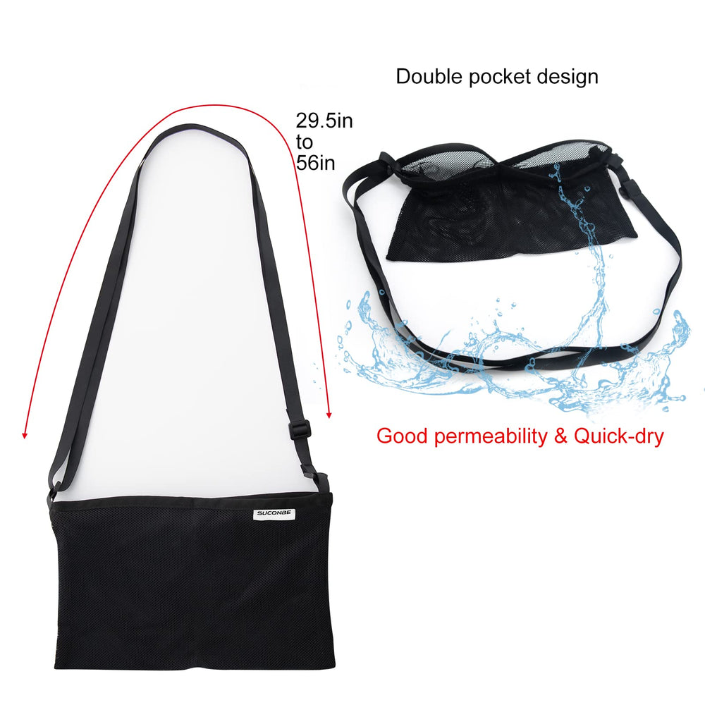 Adjustable waist belt and neck strap with Suconbe drain holder