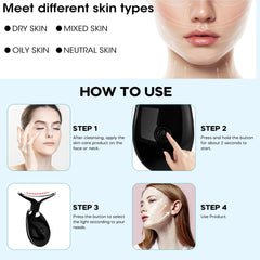 Suenohyu dolphin-shaped skincare tool with ergonomic handle for easy use.