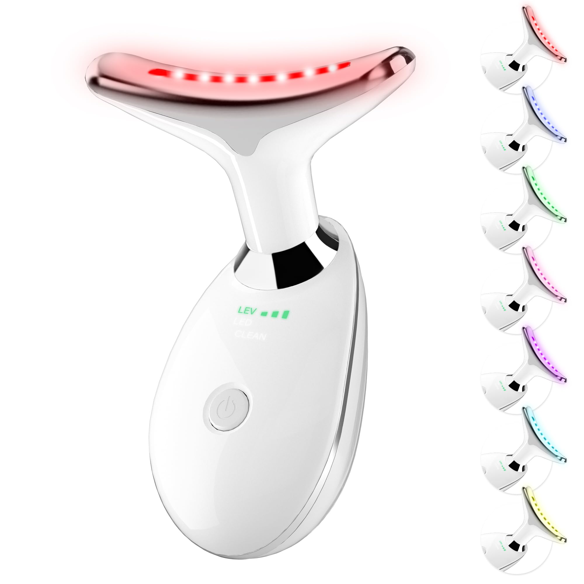 Suenohyu red light therapy face wand, front view for home skincare