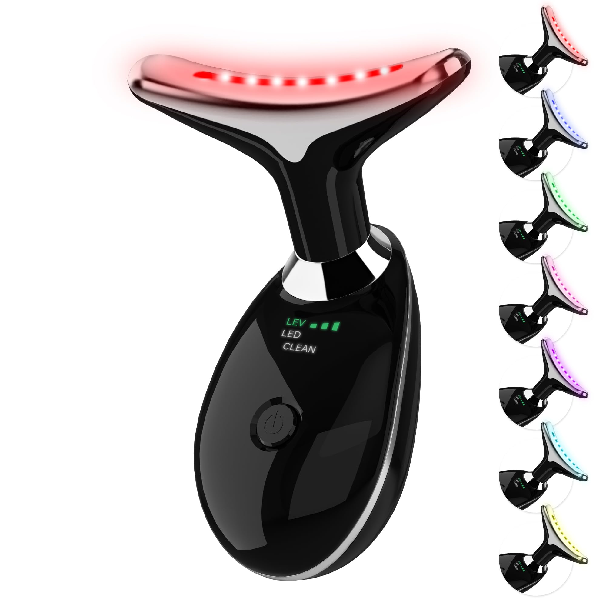 Suenohyu red light facial wand with blue LED mode for at-home rejuvenation routine.