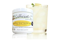 Sufficient-C measuring-scoop in pack highlights easy daily dosing.