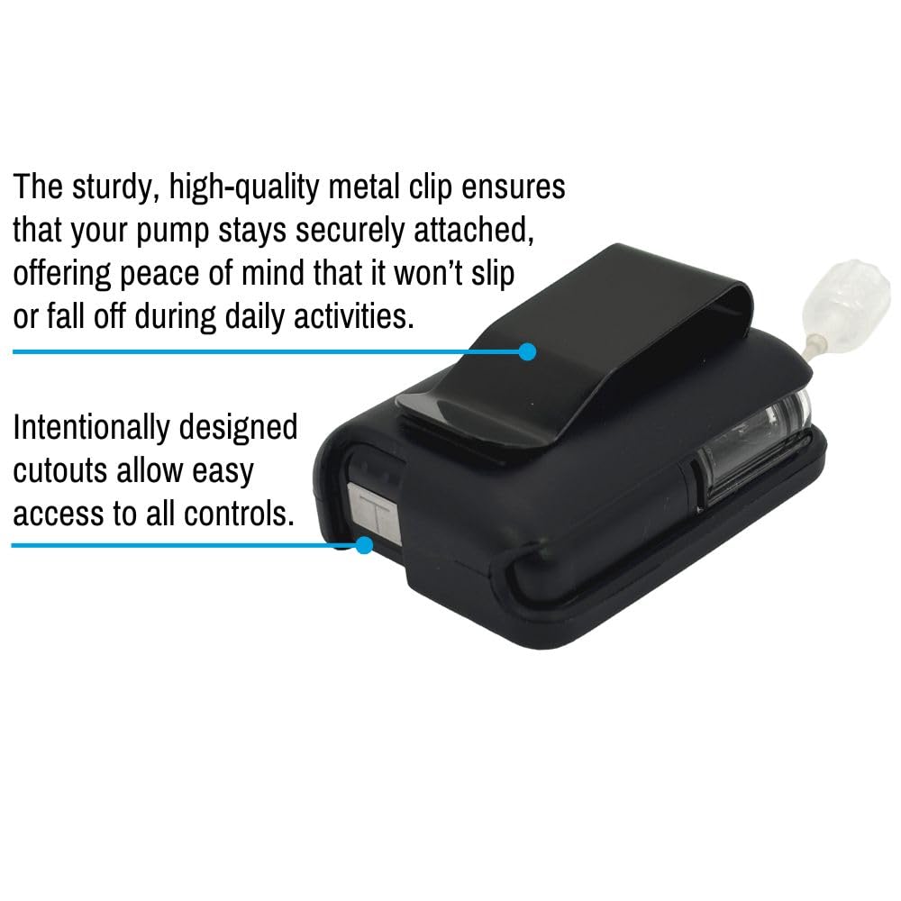 Sugar Medical Tandem Mobi full-coverage case protects the device from scratches and bumps.