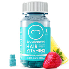 SugarBearPro bottle on display for convenient daily gummies usage