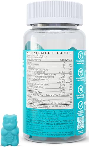 SugarBearPro Hair Vitamin Gummy close-up of gummies for convenient daily use