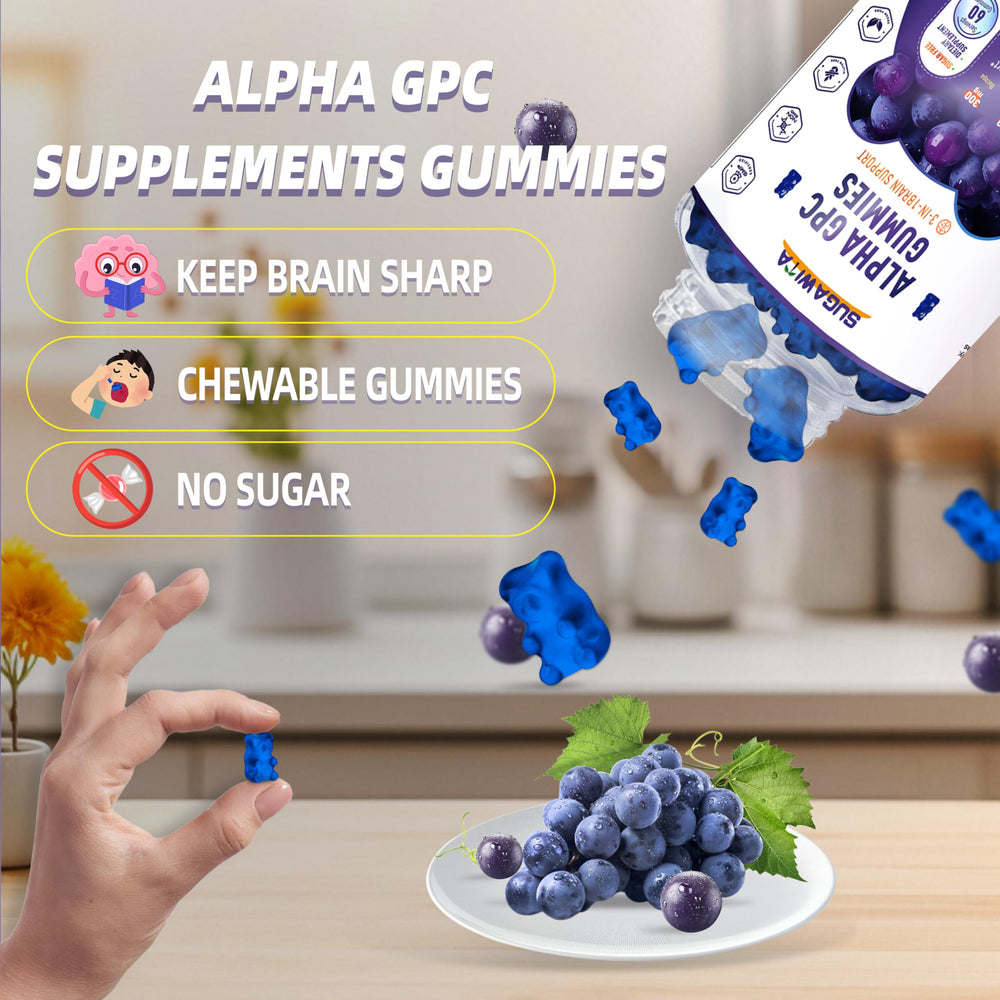 Evening wind-down context with SUGAWITA GPC gummies supporting cognitive balance