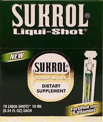 Sukrol Liquid Shot serving-pocket-size invites discreet, fast nutrient access anywhere.