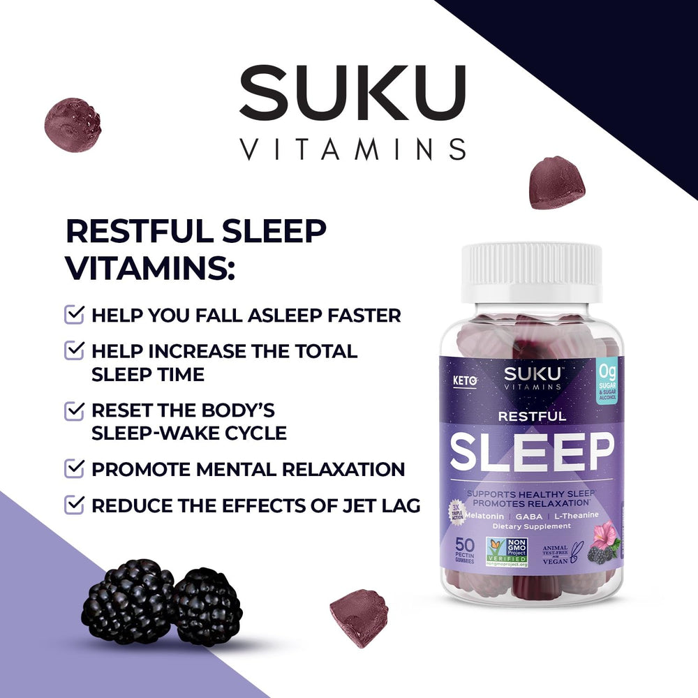 No sugar gluten-free SUKU gummies appeal to keto-friendly users.