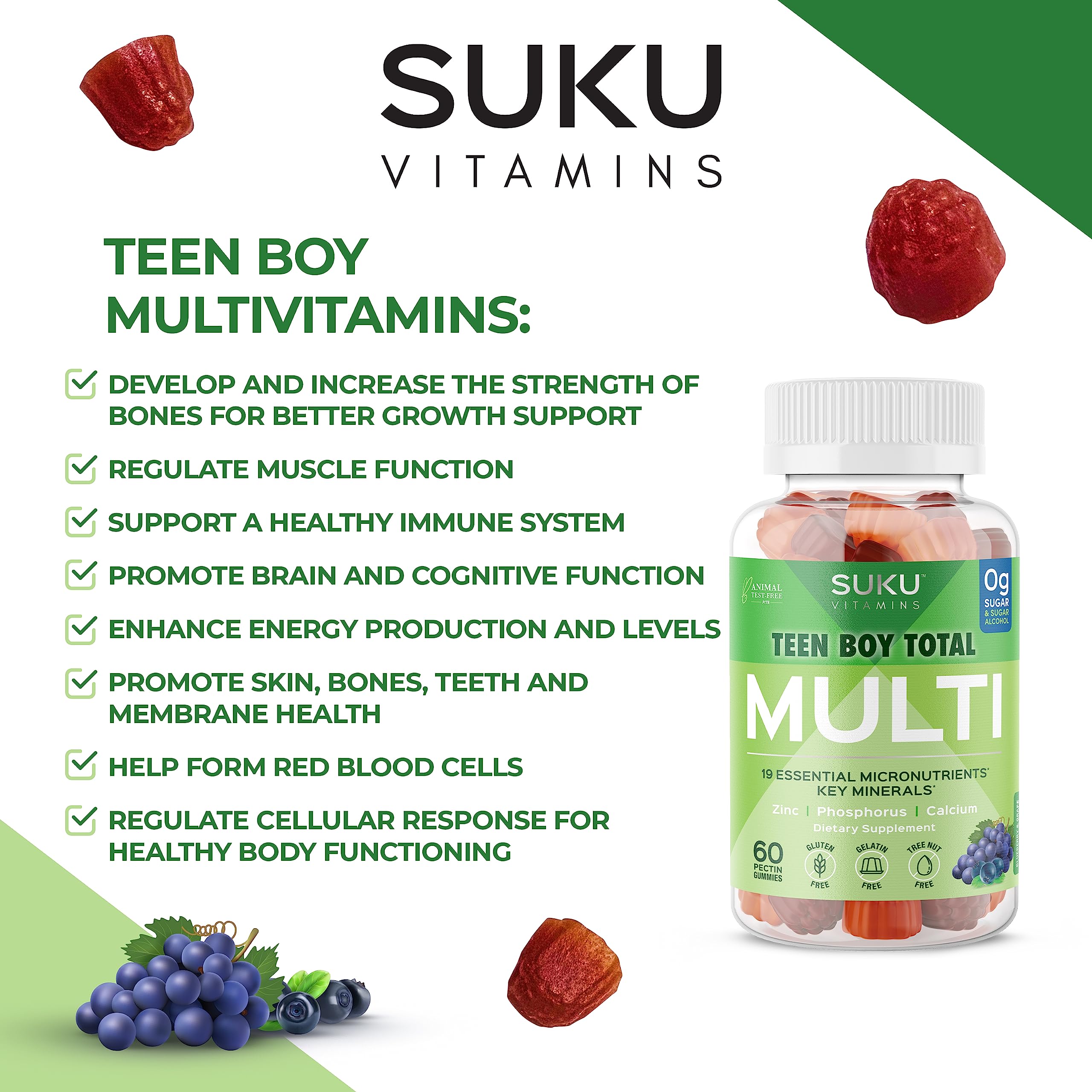 SUKU cruelty-free mark highlighted on bottle for ethical choice