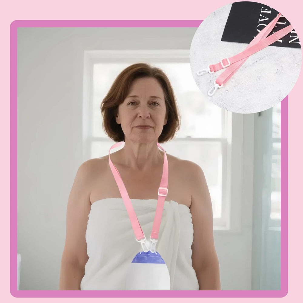 Sulieschen care accessory helps daily routines after abdominal debridement and breast surgery.