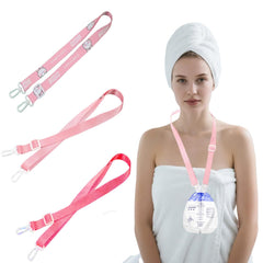 Sulieschen shower lanyard with two hooks for hands-free post-surgery tasks.