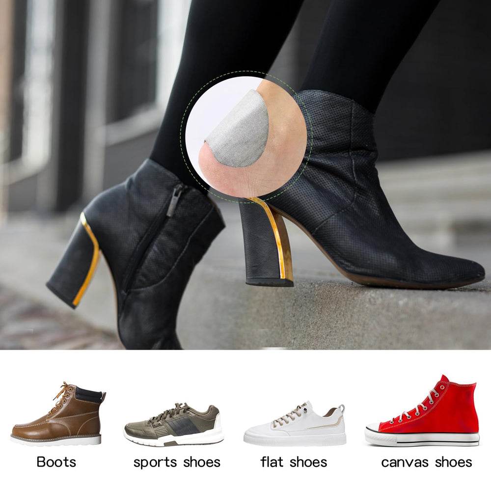 SUMBLIME fit-all-shoes heel pads; versatile cushion for various footwear
