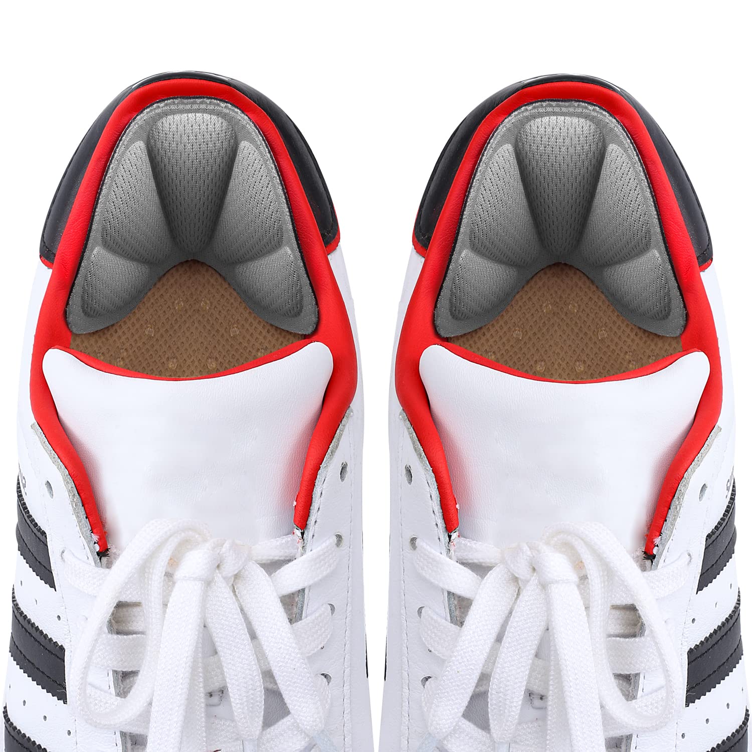 SUMBLIME gray packaging of heel cushions; eight-piece set ready for multiple shoes