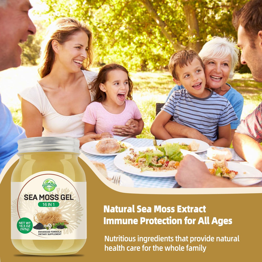 SumDIP Sea Moss Gel packaging box protects premium gel during delivery