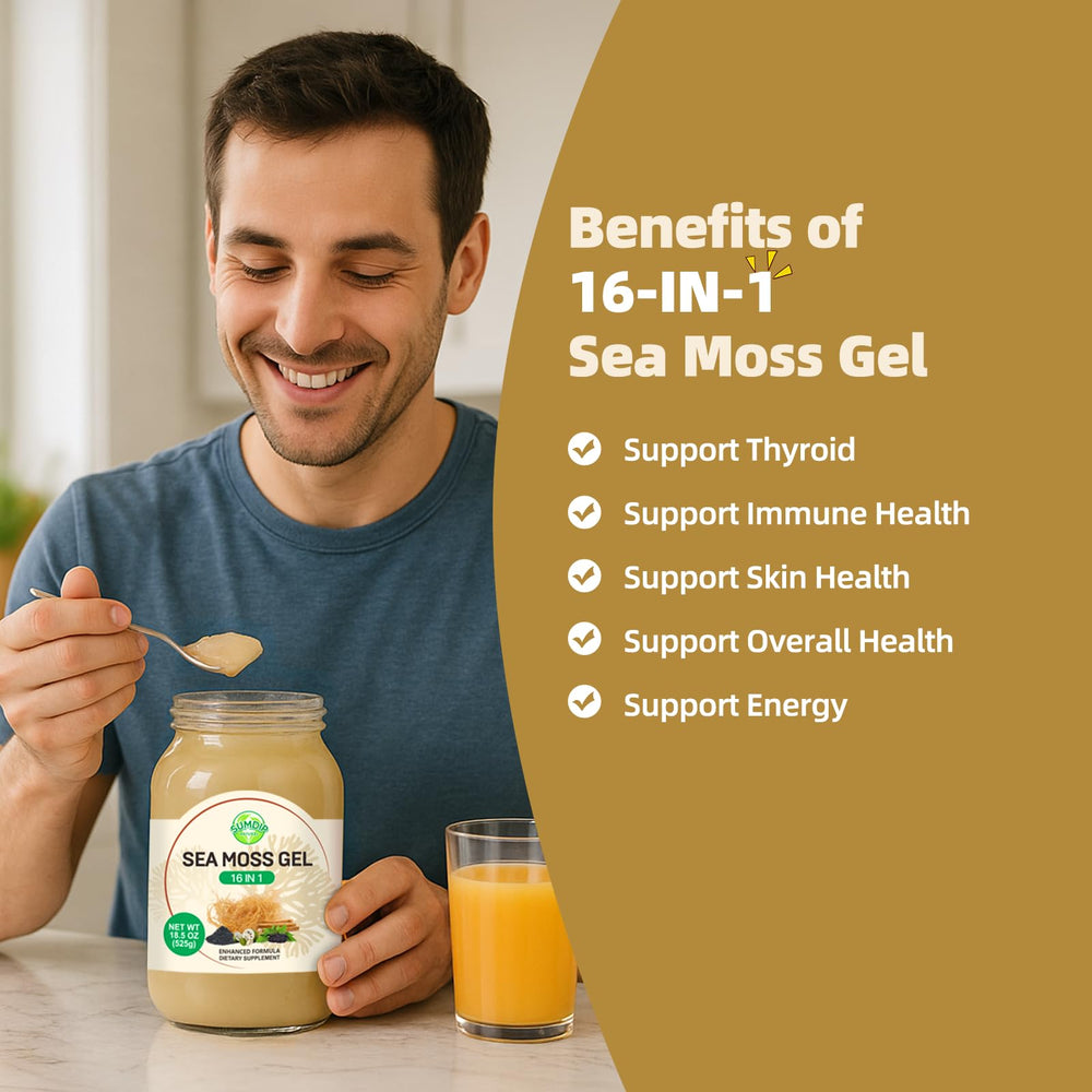 SumDIP Sea Moss Gel texture closeup highlights natural density and creamy consistency