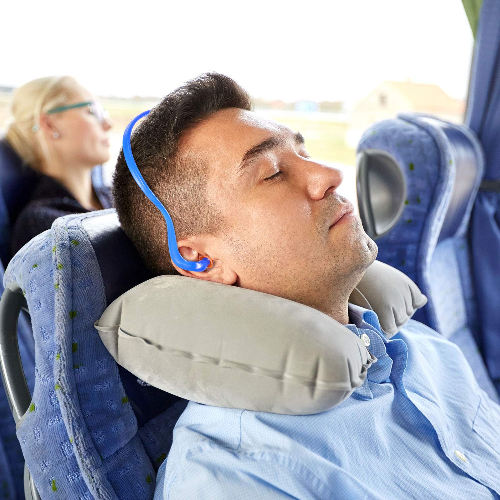 Sumind noise protection ear plugs shown for construction and study settings