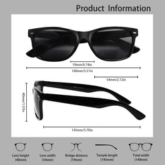 Sumkyle bifocal sunglasses with spring hinges for a secure, flexible fit.