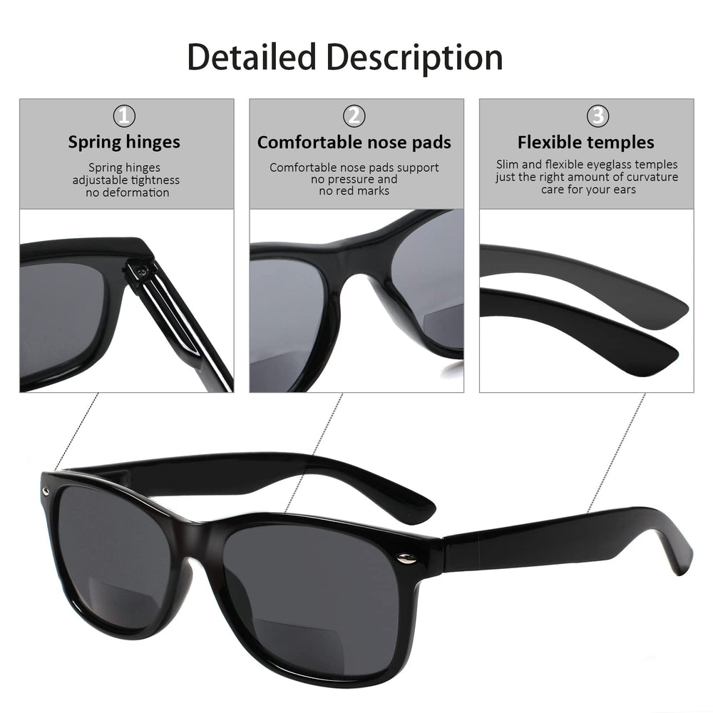 Sumkyle unisex outdoor fashion bifocal readers for men and women.