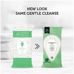 Close-up of a wipe texture highlighting a gentle feel for sensitive skin.