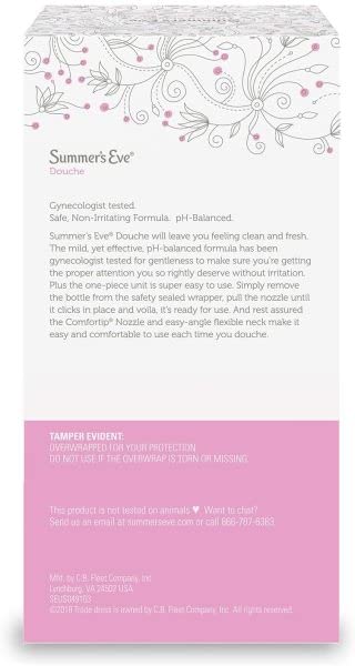 Summer's Eve Comfortip nozzle enables gentle, precise use